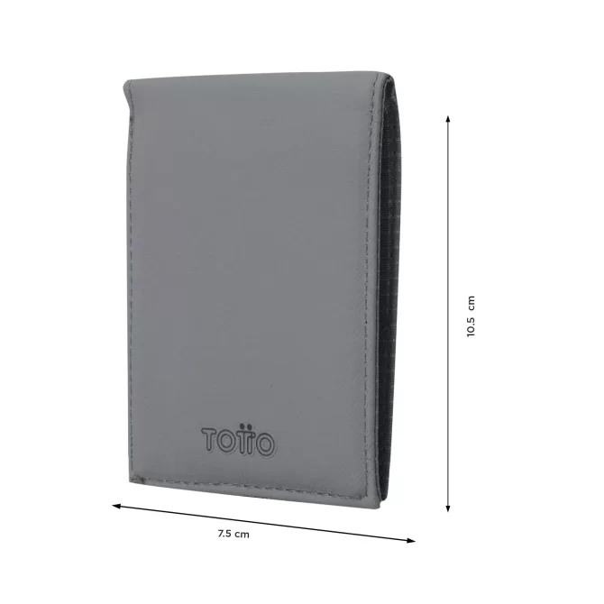 BILLETERA TOTTO DUAL - GRIS