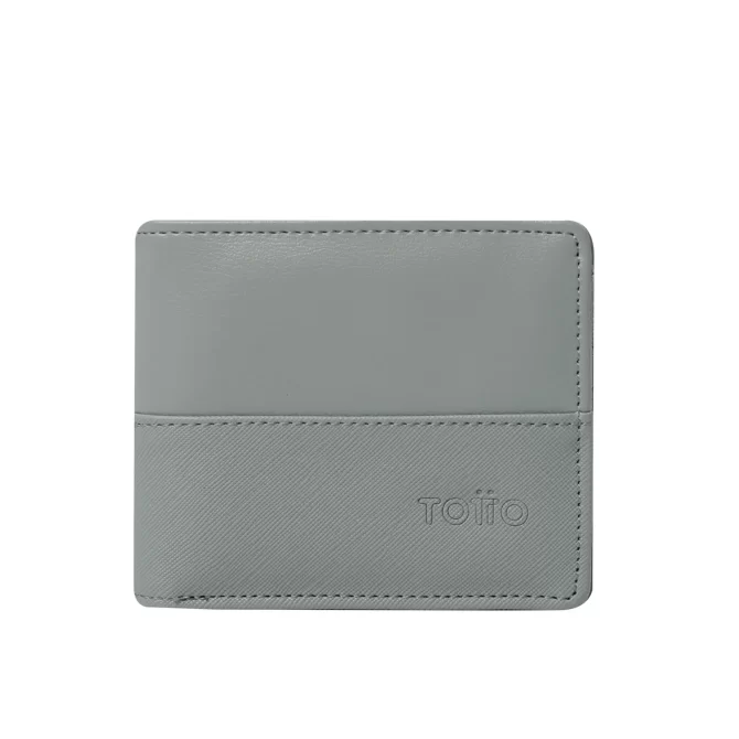 BILLETERA TOTTO SAFFIANO KRI - GRIS