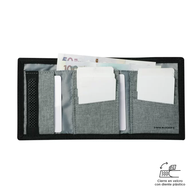 BILLETERA TOTTO RIVA CAN - GRIS