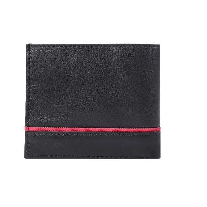 BILLETERA TOTTO LEDER - NEGRO 100% CUERO
