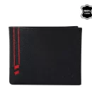 BILLETERA TOTTO MAXI - NEGRO 100% CUERO