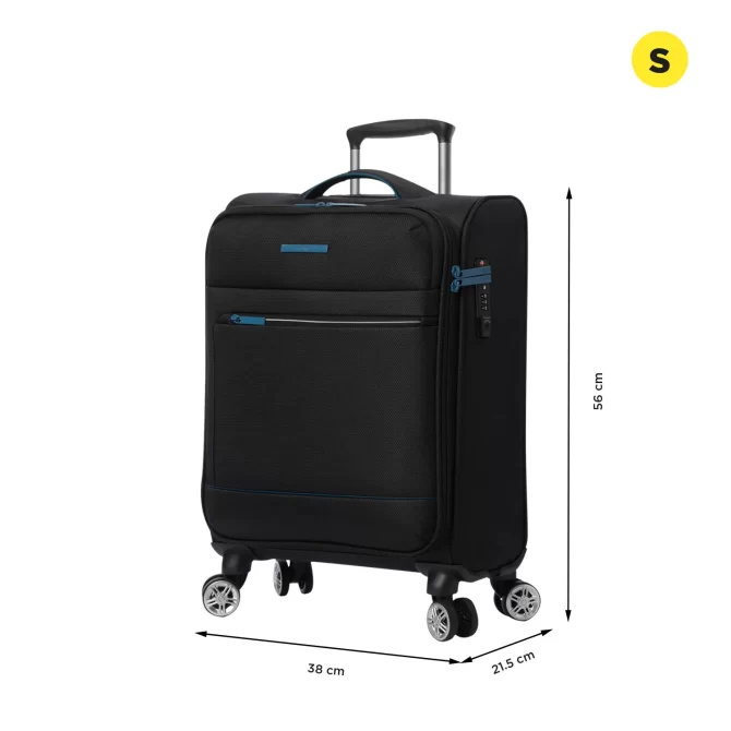 MALETA VIAJE TOTTO 360 LIVIANA - TALLA S - NEGRO