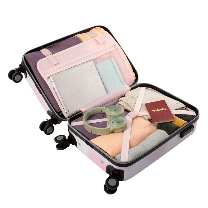 MALETA VIAJE TOTTO 360 MINNIE SENSE SCAPES - TALLA S - ROSADO