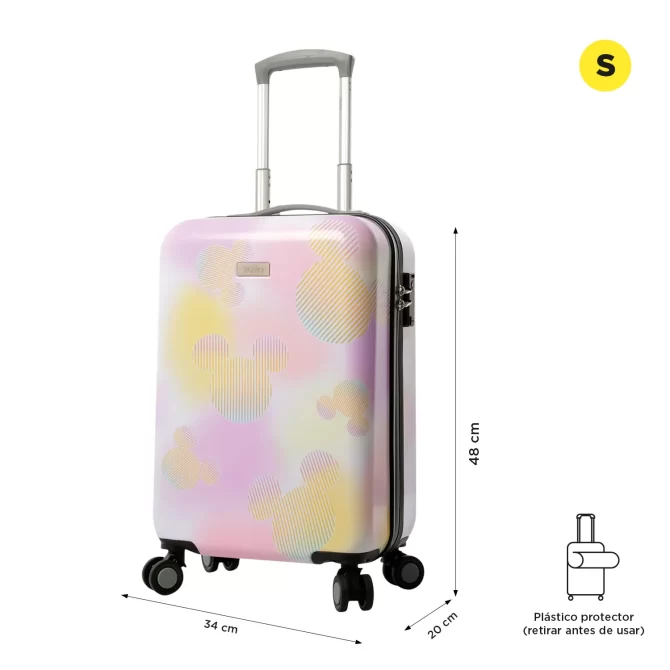 MALETA VIAJE TOTTO 360 MINNIE SENSE SCAPES - TALLA S - ROSADO