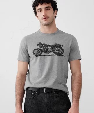 CAMISETA BANNANA REPUBLIC HOMBRE - CUELLO REDONDO
