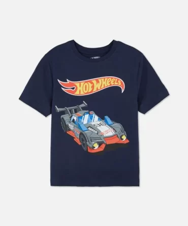 CAMISETA PRIMARK HOT WHEELS NIÑO - CUELLO REDONDO