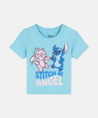 CAMISETA PRIMARK STITCH BEBE NENA