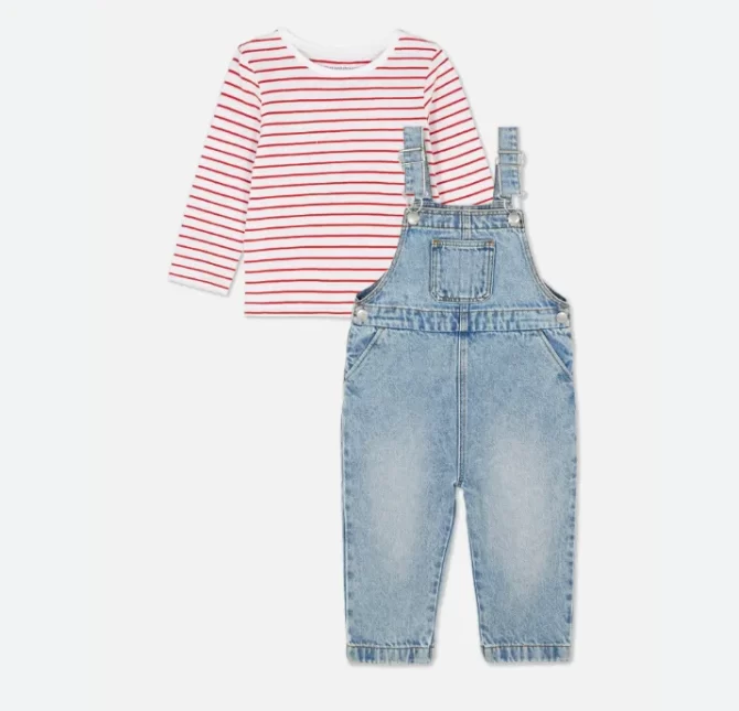CONJUNTO PRIMARK UNISEX BEBE NENE-NENA - 2 PIEZAS