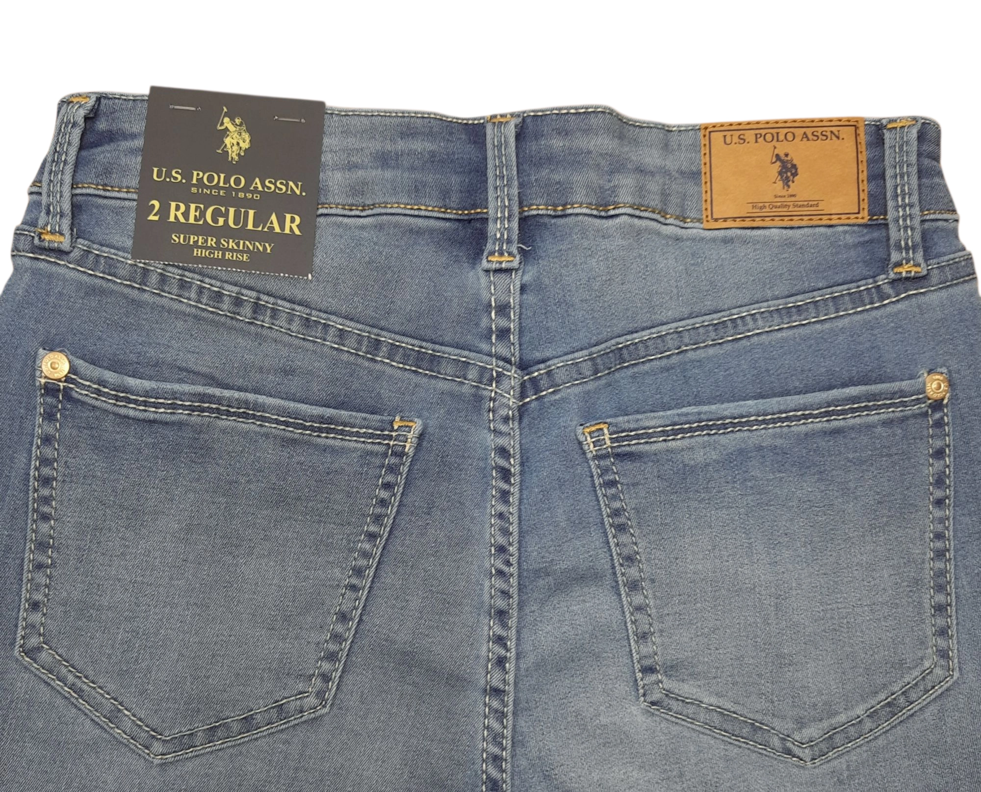 JEAN US POLO ASSN MUJER - SUPER SKINNY HIGH RISE