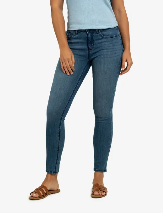 JEAN US POLO ASSN MUJER - SKINNY MID RISE