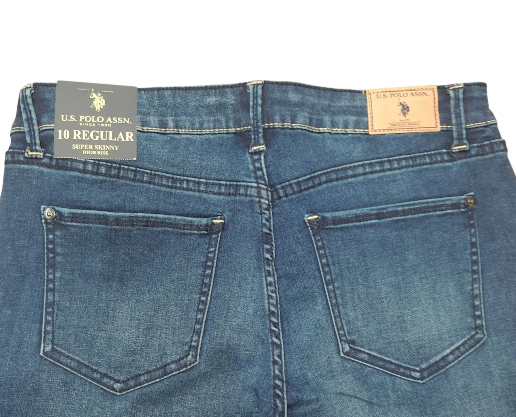 JEAN US POLO ASSN MUJER - SUPER SKINNY HIGH RISE