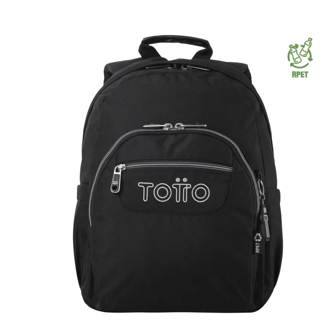 MORRAL TOTTO GOMMAS PORTA PC 13" - TALLA M - NEGRO