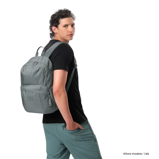 MORRAL TOTTO TRIK M PORTA PC 14" - TALLA M - GRIS