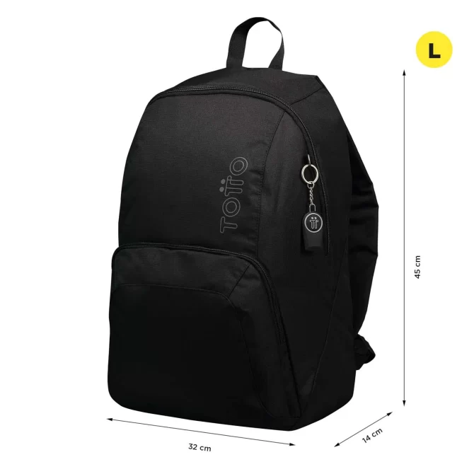 MORRAL TOTTO OMETTO - TALLA L - NEGRO