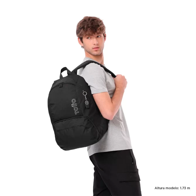 MORRAL TOTTO OMETTO - TALLA L - NEGRO