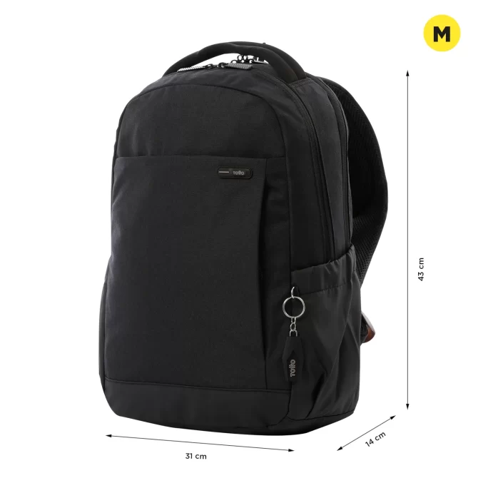 MORRAL TOTTO DELEG 2.0 EJECUTIVO PORTA PC 14" - TALLA M - NEGRO