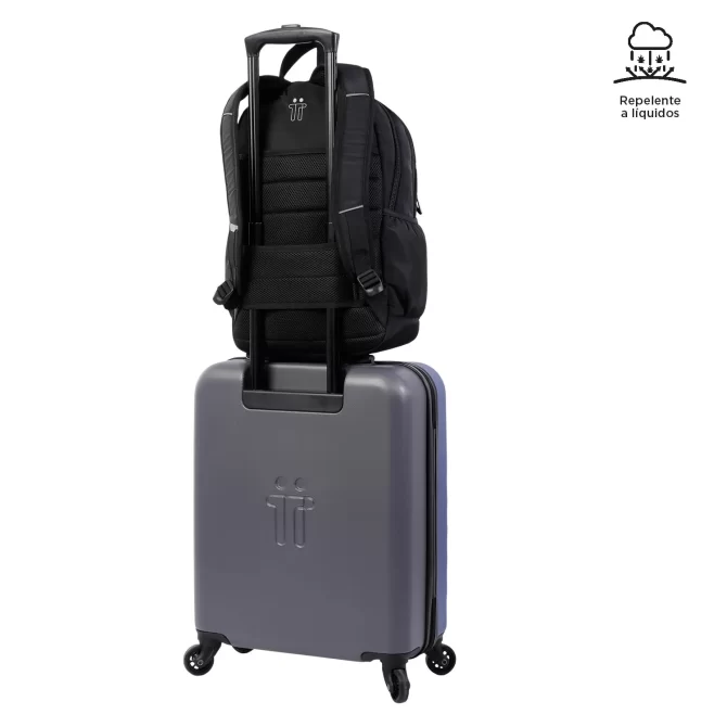 MORRAL TOTTO PLAINE PORTA PC 14" - TALLA L - NEGRO