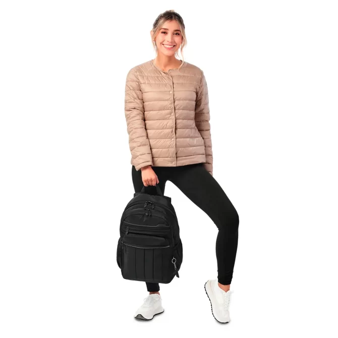 MORRAL TOTTO PLAINE PORTA PC 14" - TALLA L - NEGRO