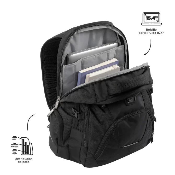 MORRAL TOTTO POLIXAN 2.0 TACTICO VIRAL - TALLA XL - NEGRO