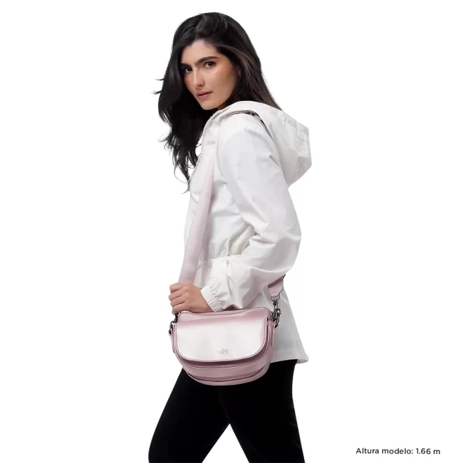BOLSO TOTTO X2 STYLE 3 EN 1 - ROSADO - TALLA S