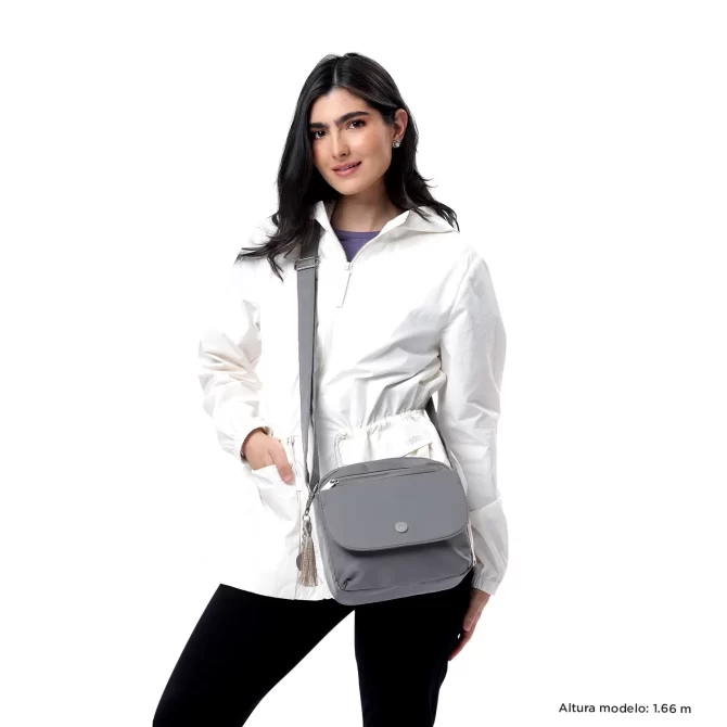 BOLSO TOTTO CORNEANA 2.0 - GRIS - TALLA S