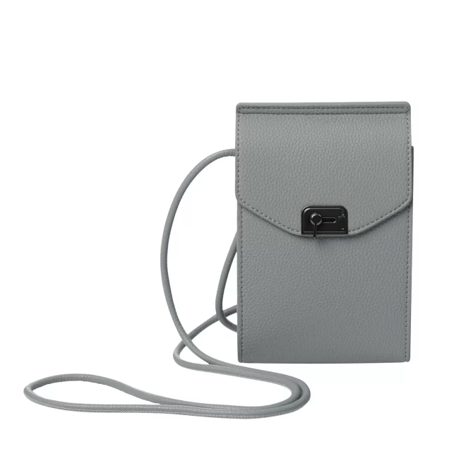 BOLSO TOTTO SMOOTH CROSSBODY - GRIS - TALLA XS
