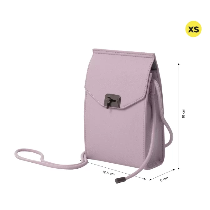 BOLSO TOTTO SMOOTH CROSSBODY - ROSADO - TALLA XS