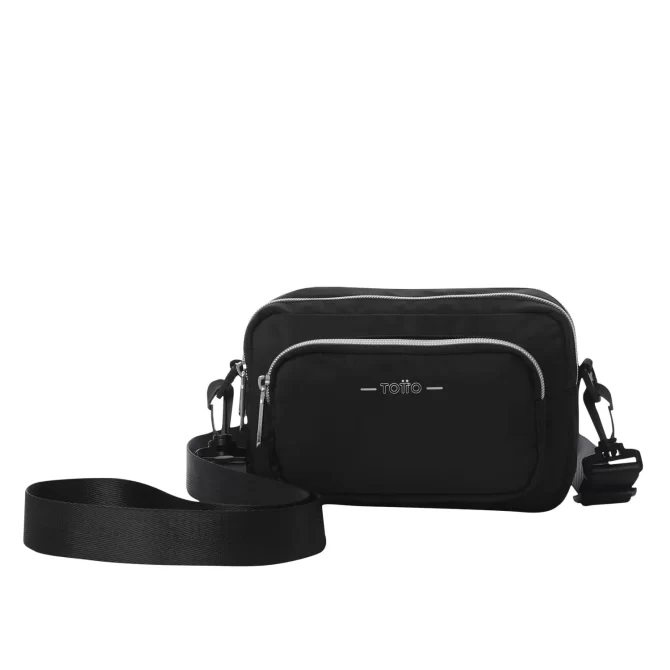 BOLSO TOTTO FUNTY CROSSBODY 2 EN 1 - NEGRO - TALLA XS
