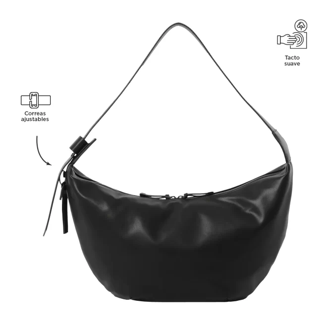 BOLSO TOTTO TOSCANA CROSSBODY - NEGRO - TALLA M