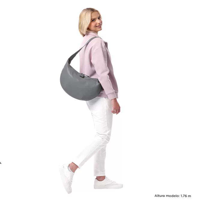 BOLSO TOTTO TOSCANA CROSSBODY - GRIS - TALLA M