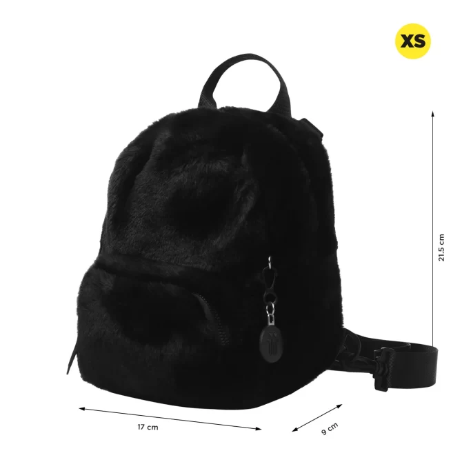 MORRAL TOTTO YUEN FASHION 3 EN 1 - TALLA XS - NEGRO