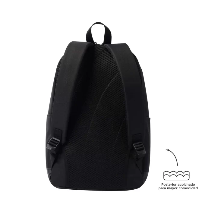 MORRAL TOTTO TOCAX PORTA PC 14" - TALLA L - NEGRO