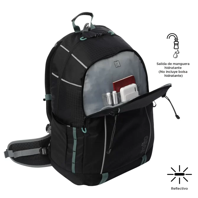 MORRAL TOTTO OUTDOOR SUMMIT 32 - TALLA XL - NEGRO