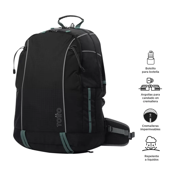 MORRAL TOTTO OUTDOOR SUMMIT 32 - TALLA XL - NEGRO