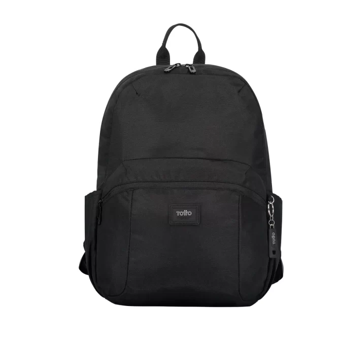 MORRAL TOTTO TRIK M PORTA PC 14" - TALLA M - NEGRO