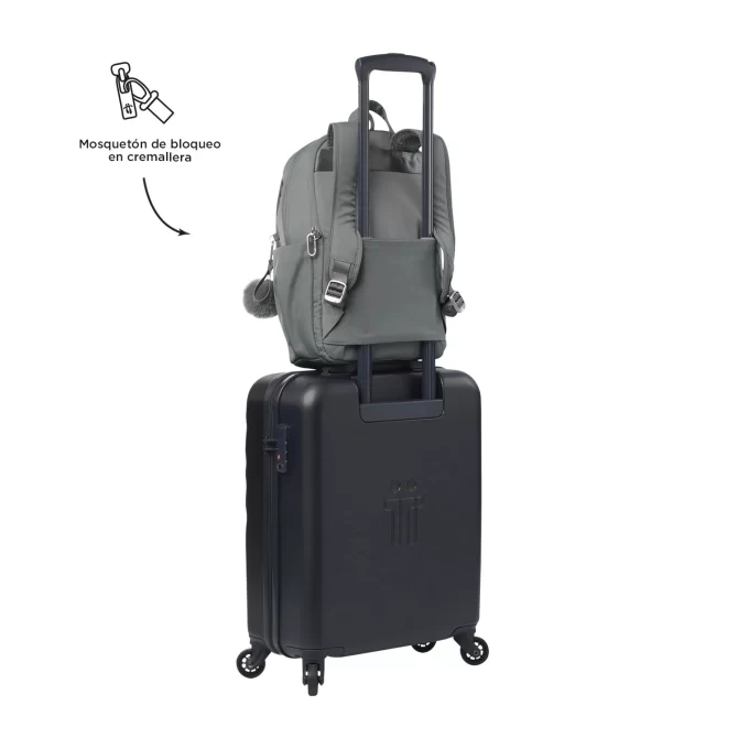MORRAL TOTTO ADELAIDE EJECUTIVO 1 2.0 PORTA PC 14" - TALLA M - GRIS