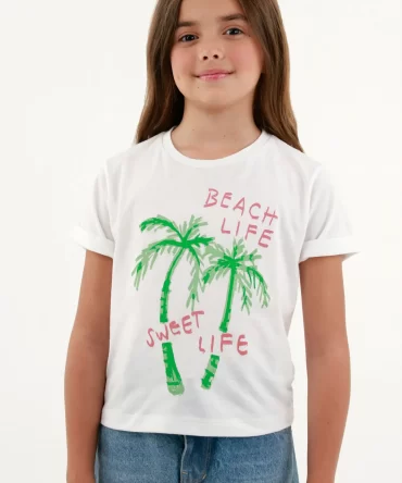 CAMISETA TENNIS NIÑA - CUELLO REDONDO