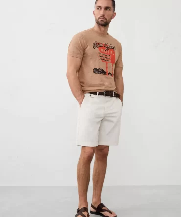 CAMISETA BANNANA REPUBLIC HOMBRE - CUELLO REDONDO