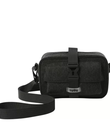 BOLSO TOTTO KNIT CROSSBODY - NEGRO - TALLA S