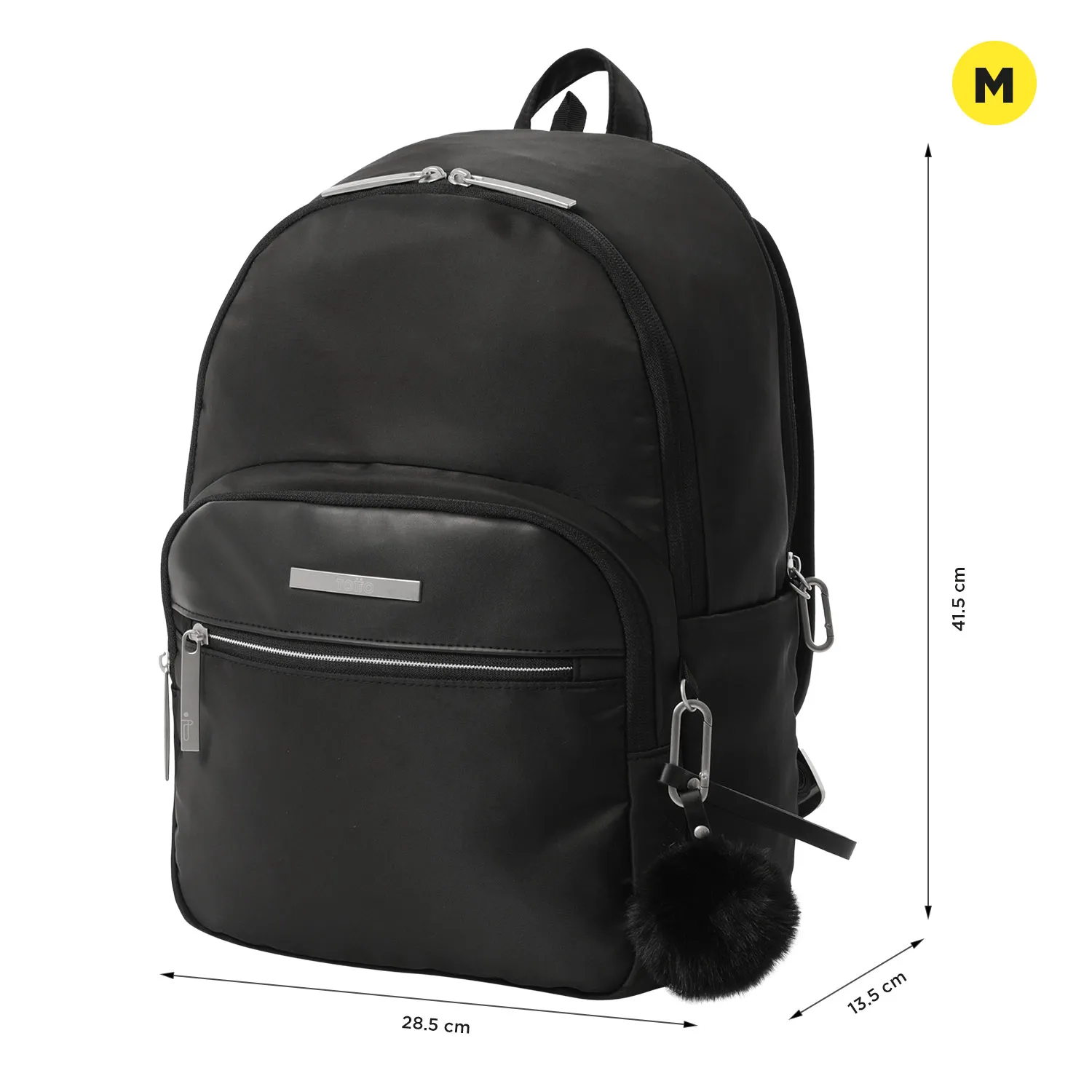 MORRAL TOTTO ADELAIDE 3 2.0 EJECUTIVO PORTA PC 14" - TALLA M - NEGRO