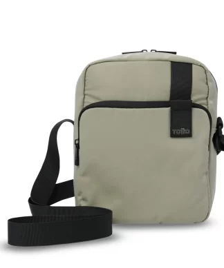 BOLSO TOTTO DRILL PORTA TALET 10"- BEIGE - TALLA S
