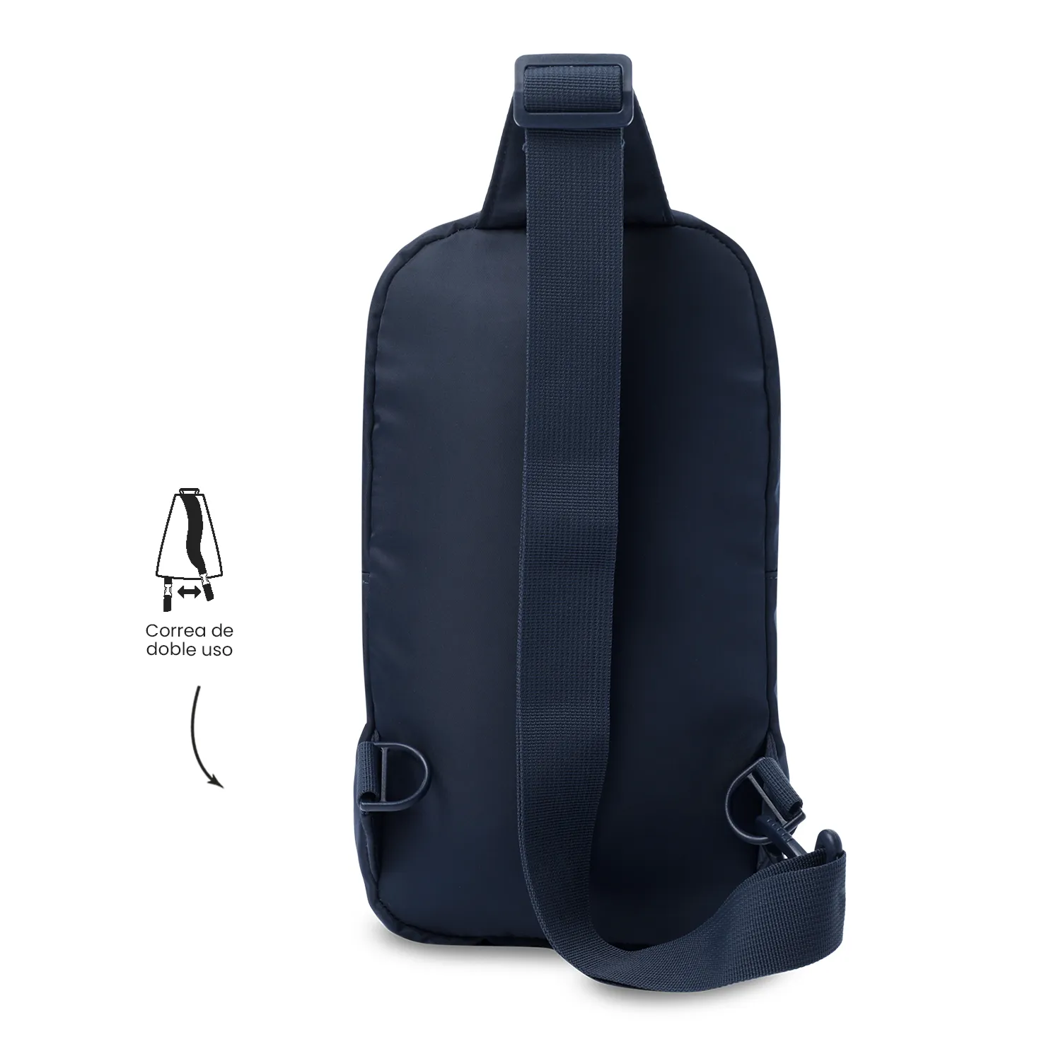 BOLSO TOTTO TRACER CROSSOVER MANOS LIBRES PORTA TABLET 10" - AZUL - TALLA S