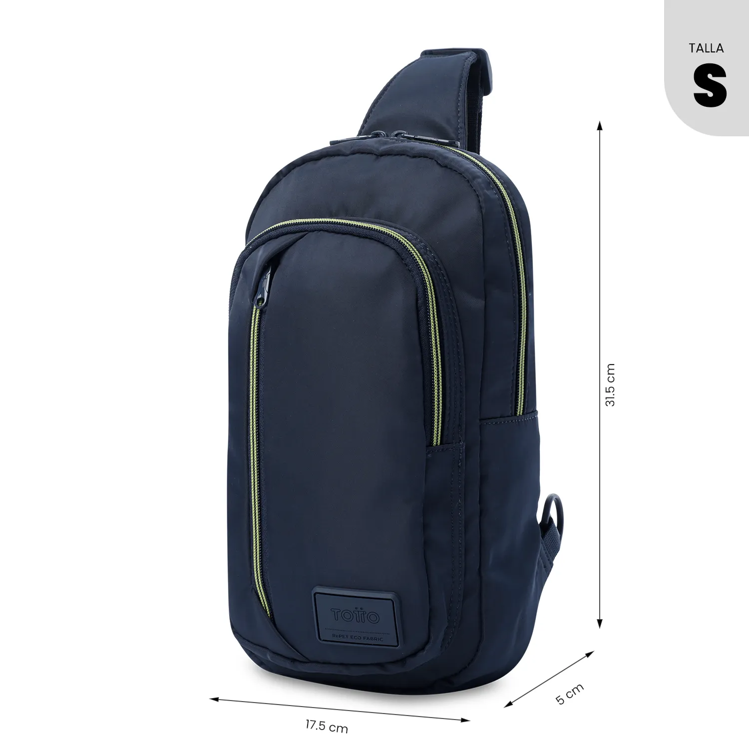 BOLSO TOTTO TRACER CROSSOVER MANOS LIBRES PORTA TABLET 10" - AZUL - TALLA S