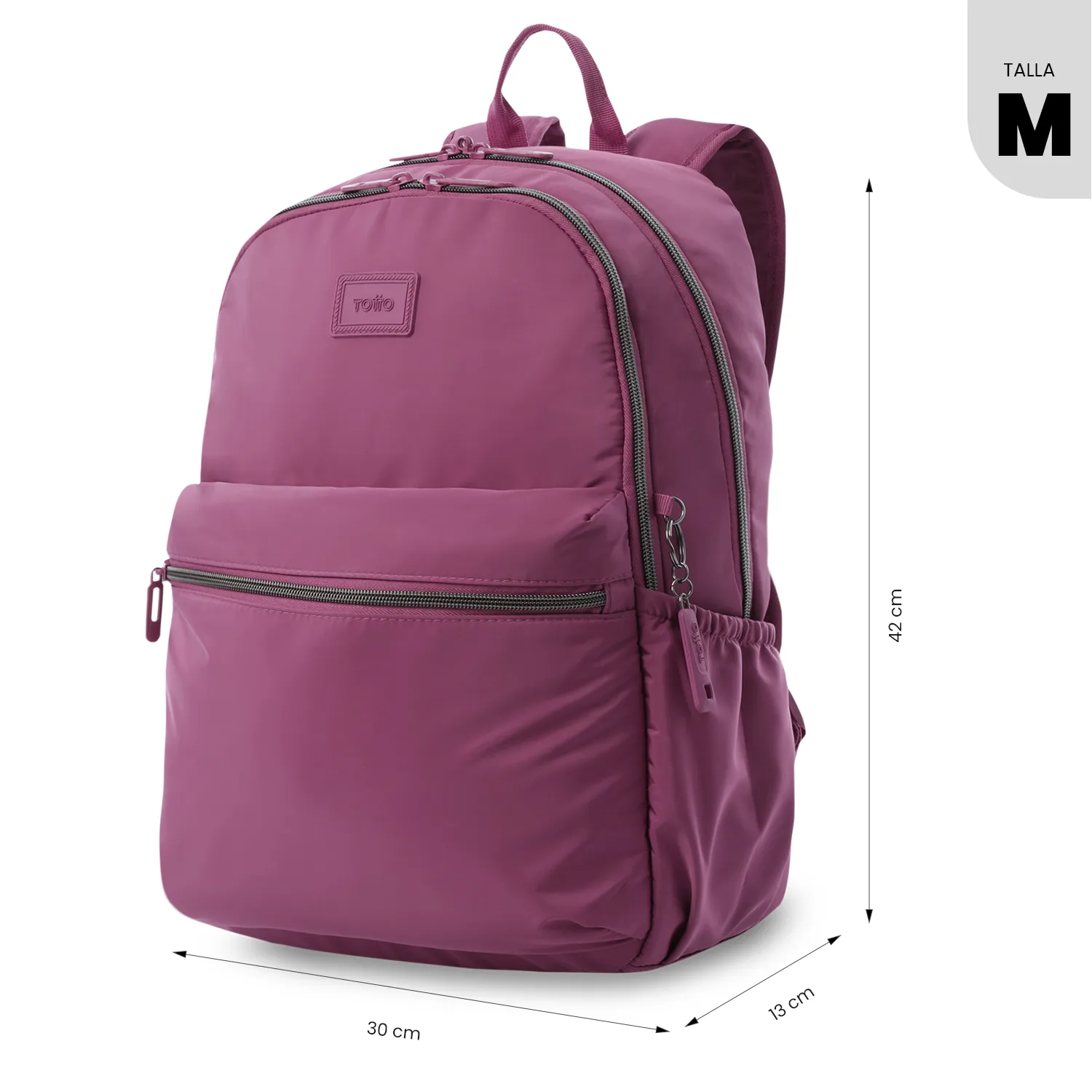 MORRAL TOTTO AYNATTO 2.0 EJECUTIVO PORTA PC 13" - TALLA M - ROSADO