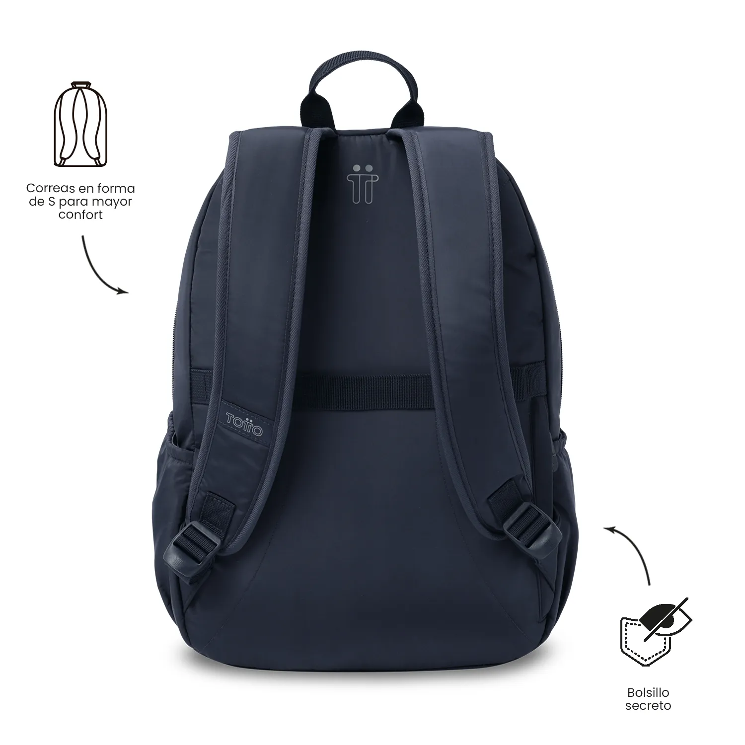 MORRAL TOTTO AYNATTO 2.0 EJECUTIVO PORTA PC 13" - TALLA M - AZUL