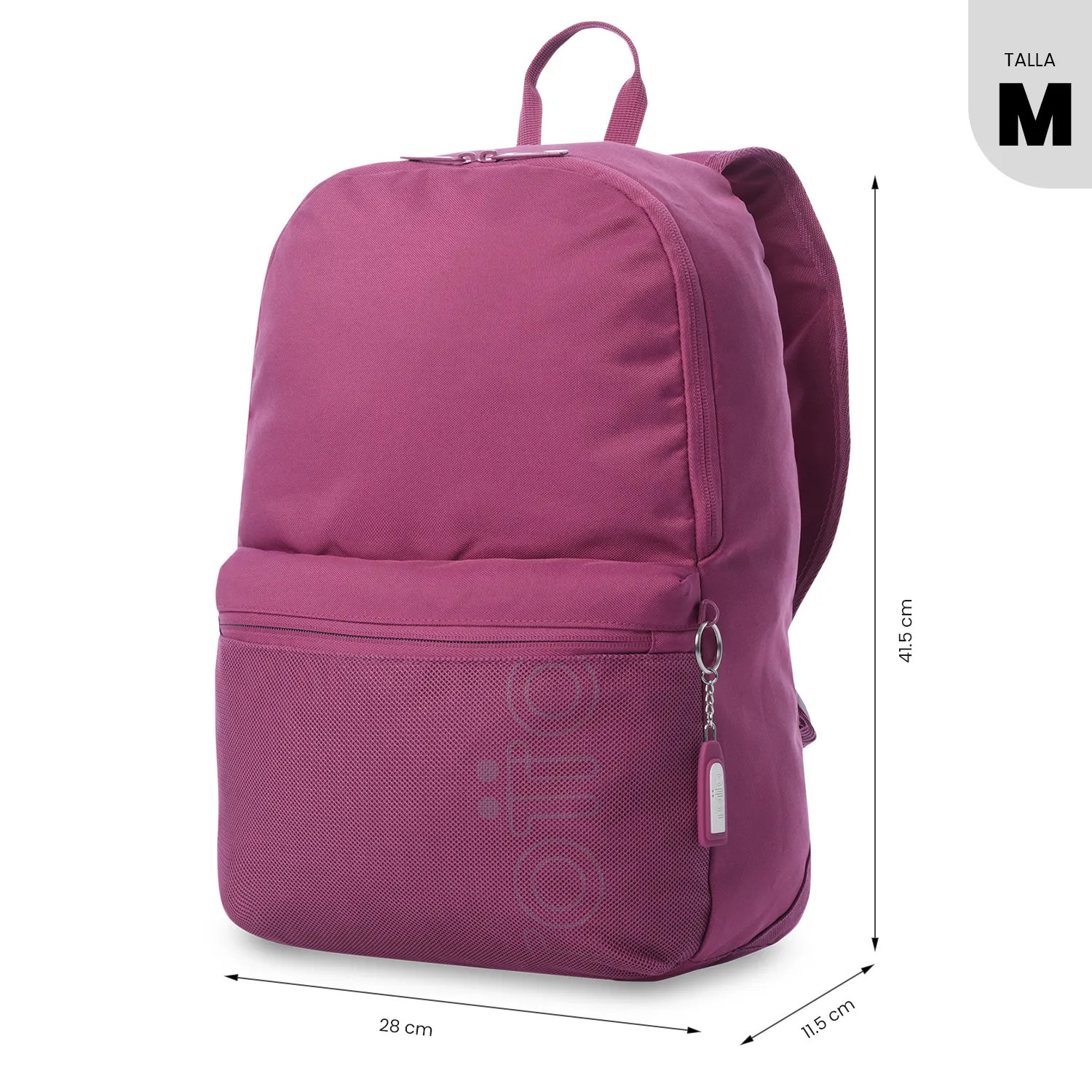 MORRAL TOTTO DRAGONAR 2.0 UNIVERSITARIO PORTA PC 13" - TALLA M - ROSADO