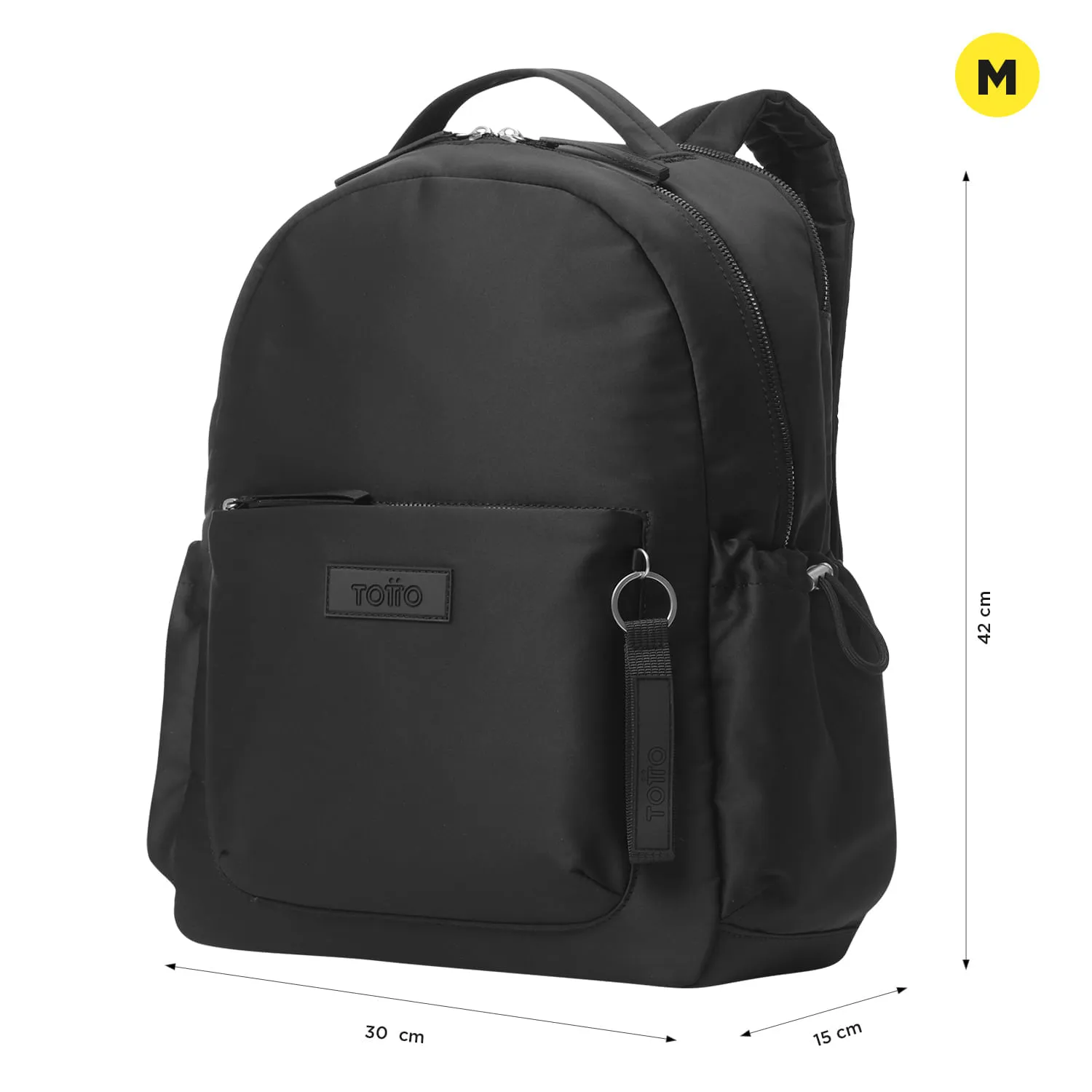 MORRAL TOTTO ESTAMBUL UNIVERSITARIO POTA PC 14" - TALLA M - NEGRO