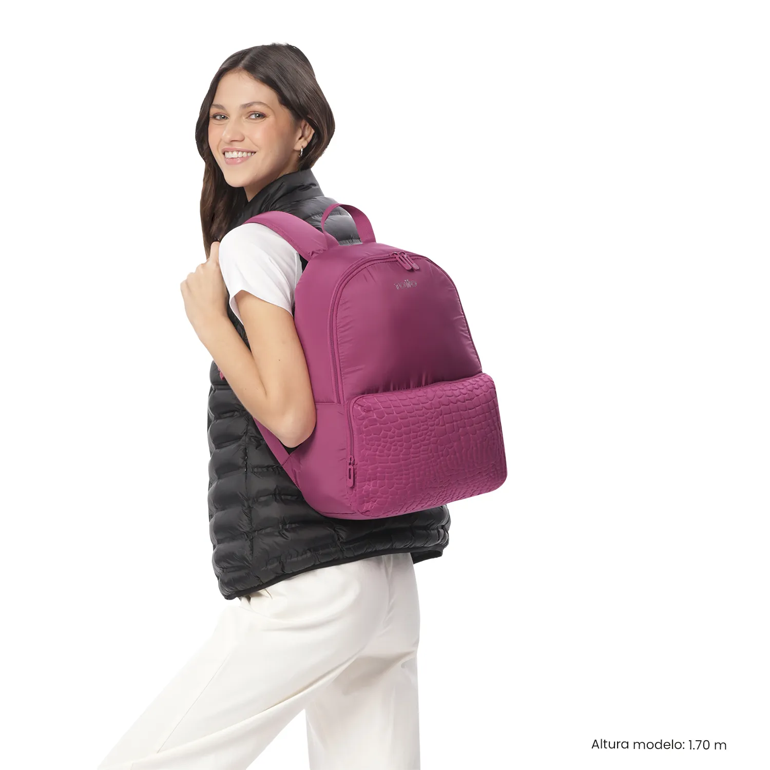 MORRAL TOTTO PALENCIA UNIVERSITARIO PORTA PC 13" - TALLA M - ROSADO