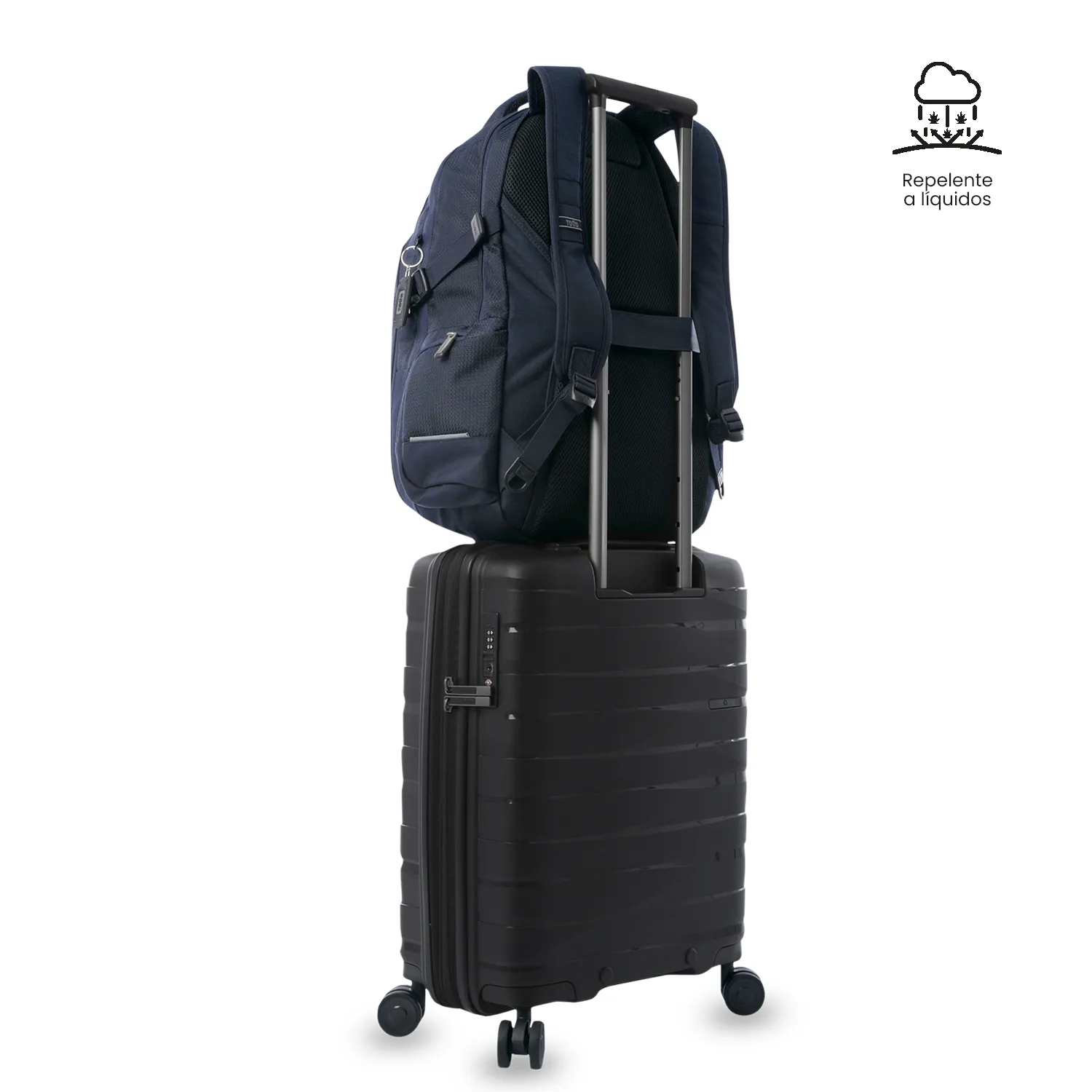 MORRAL TOTTO POLIXAN TACTICO PORTA PC 15.4" - TALLA XL - AZUL