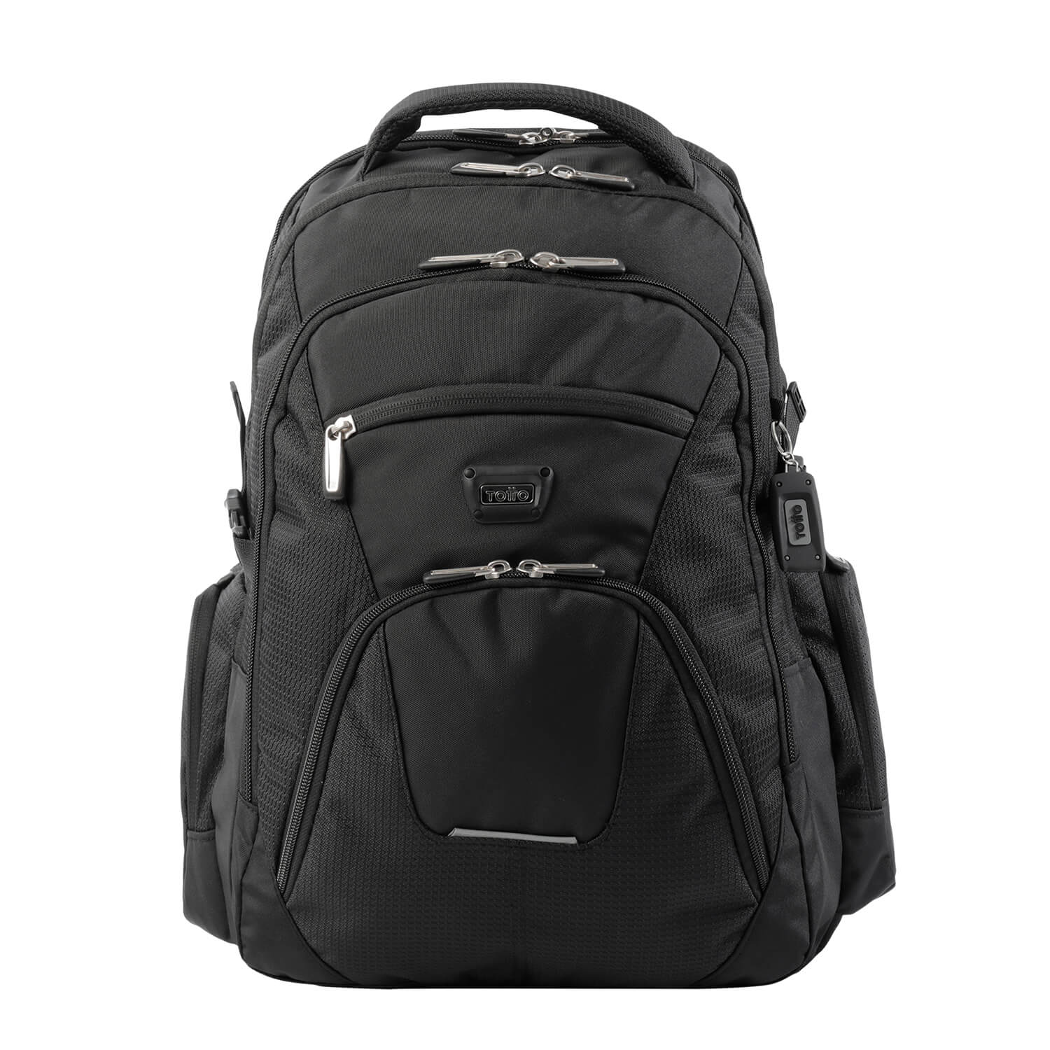 MORRAL TOTTO POLIXAN TACTICO PORTA PC 15.4" - TALLA XL - NEGRO